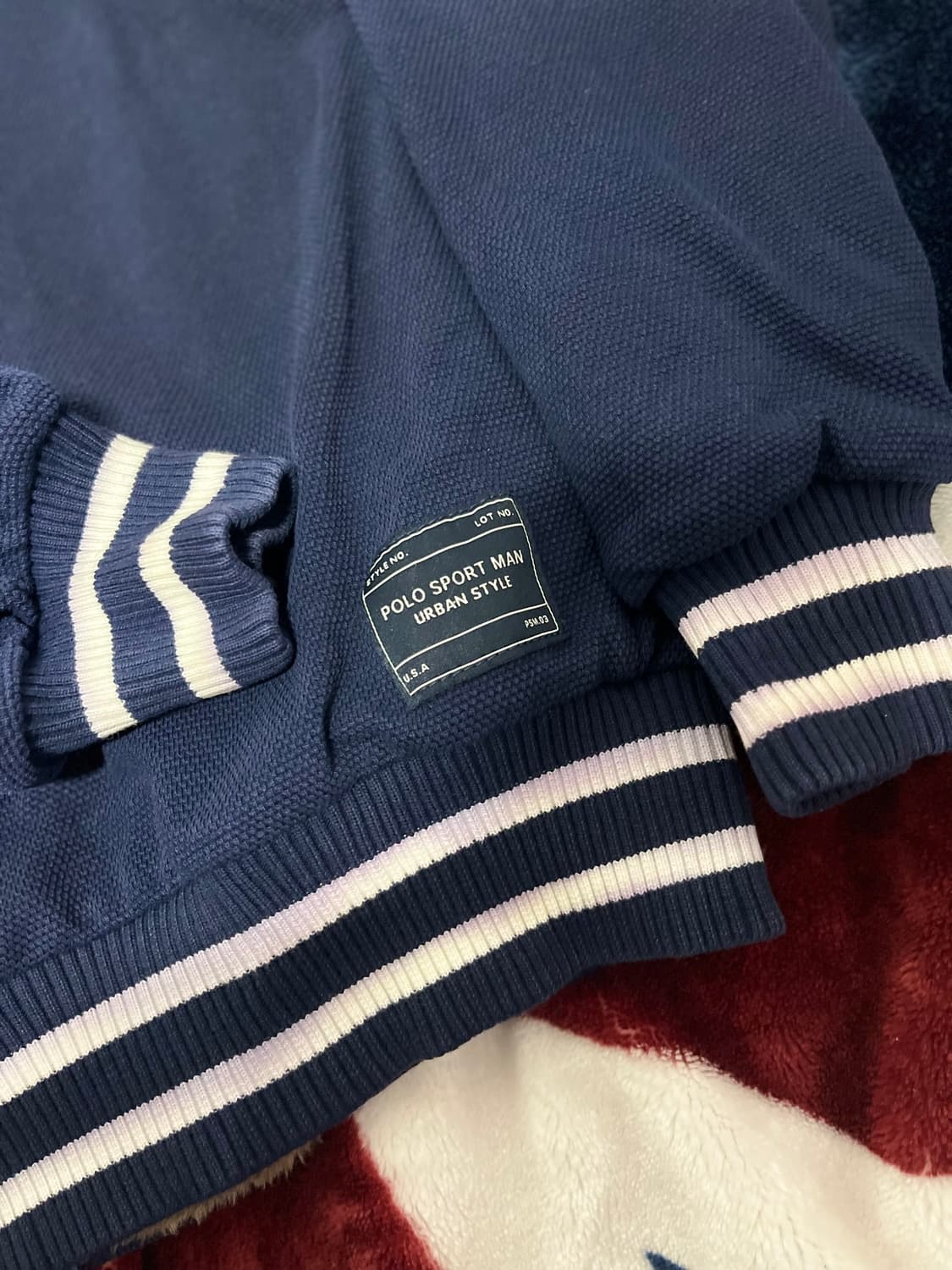 폴로 스포츠 네이비 플리스 자켓 105 상품이미지5