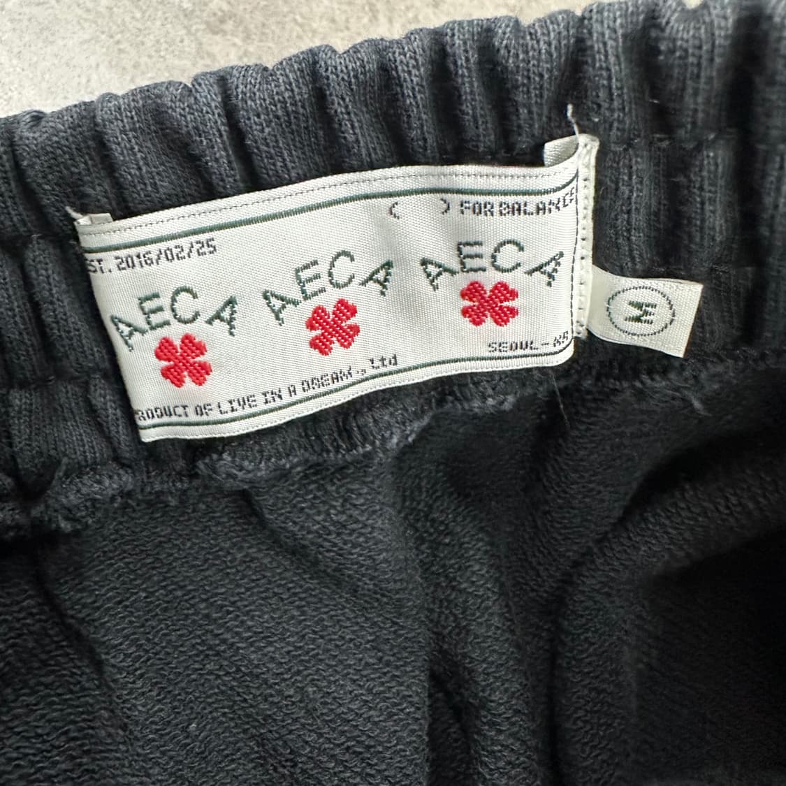 95 AECA 에이카화이트 남자 루즈핏 조거팬츠 상품이미지4