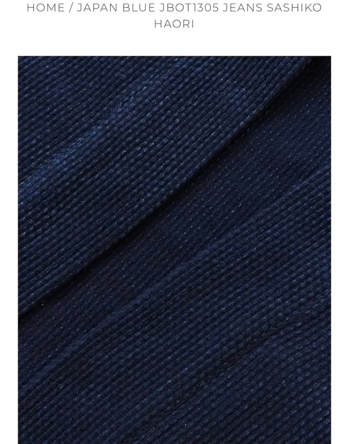 미사용 신품!!japan blue 사시코 하오리 상품이미지6