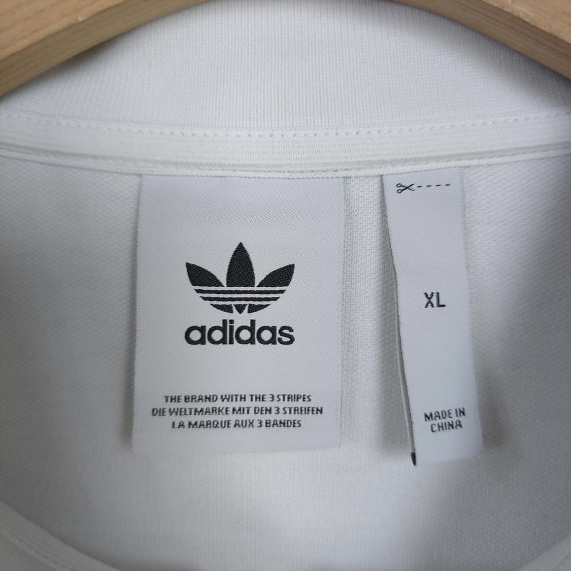 남성용 아디다스 adidas 화이트 투웨이 져지 XL 상품이미지6