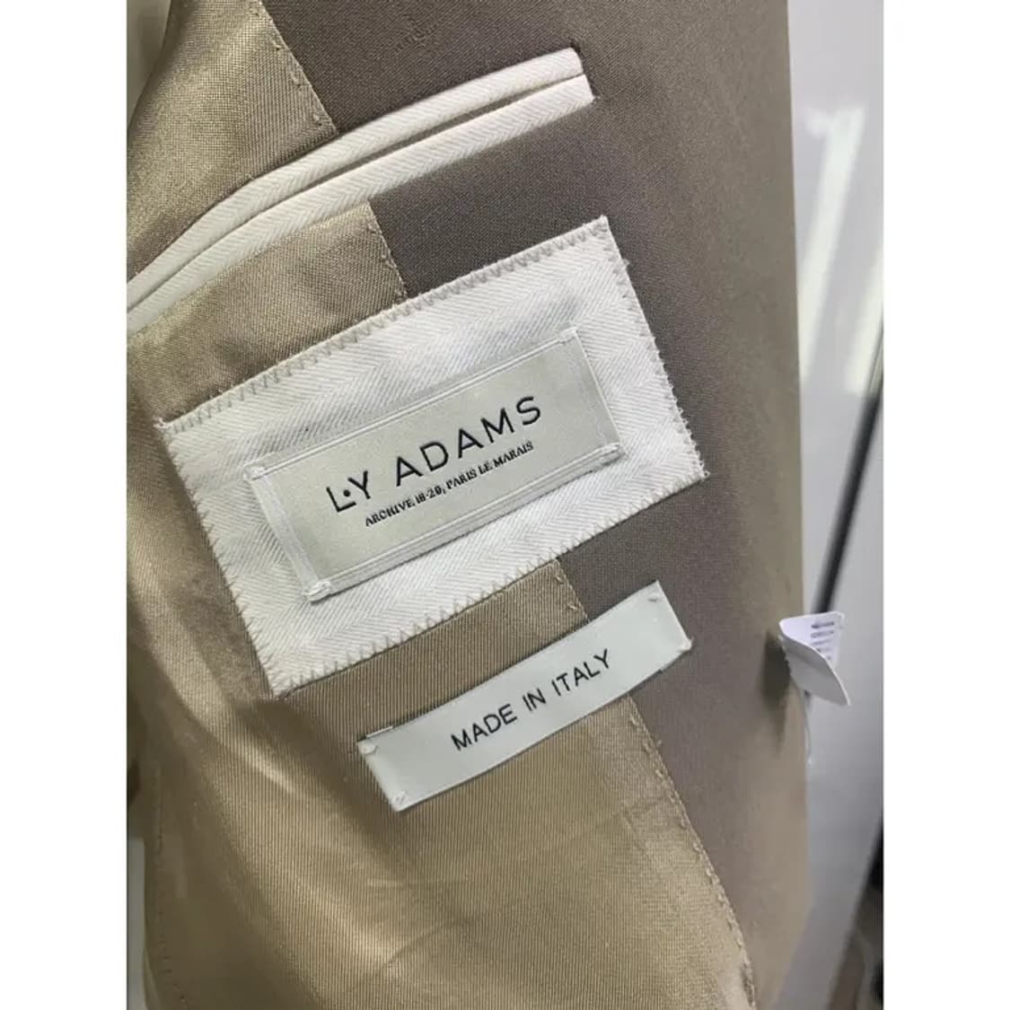 Ly Adams 더블 브레스티드 블레이저 자켓 48 메이드인이태리 상품이미지5