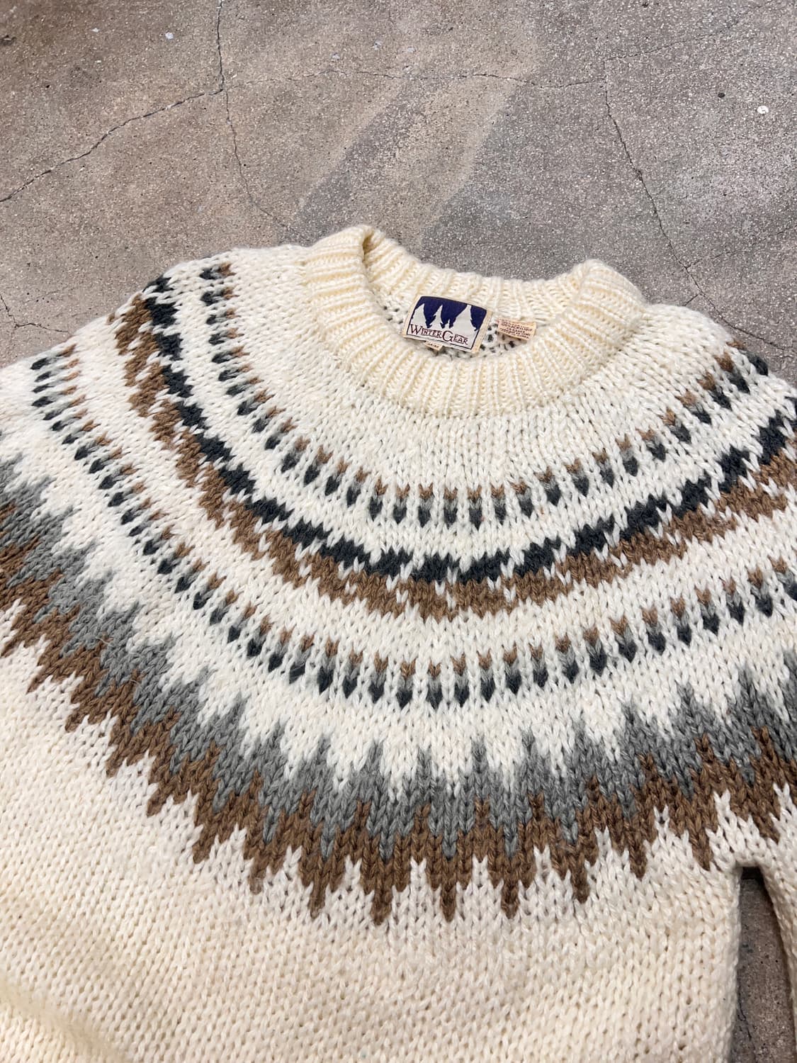 90’s 아크릴 에스닉 니트 상품이미지4