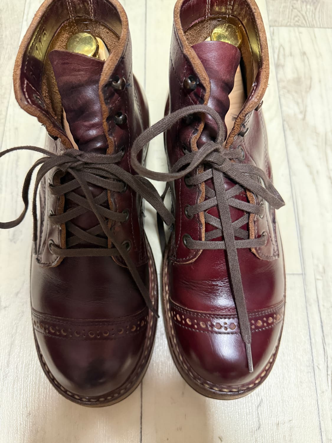 화이츠부츠 버건디 세미드레스 6e 상품이미지2