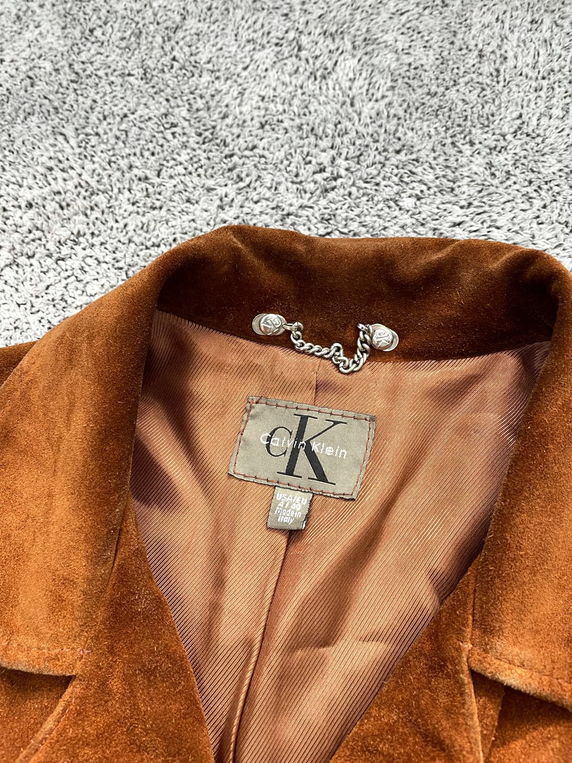 (30% OFF) CK 캘빈클라인 이태리 스웨이드 자켓 상품이미지3