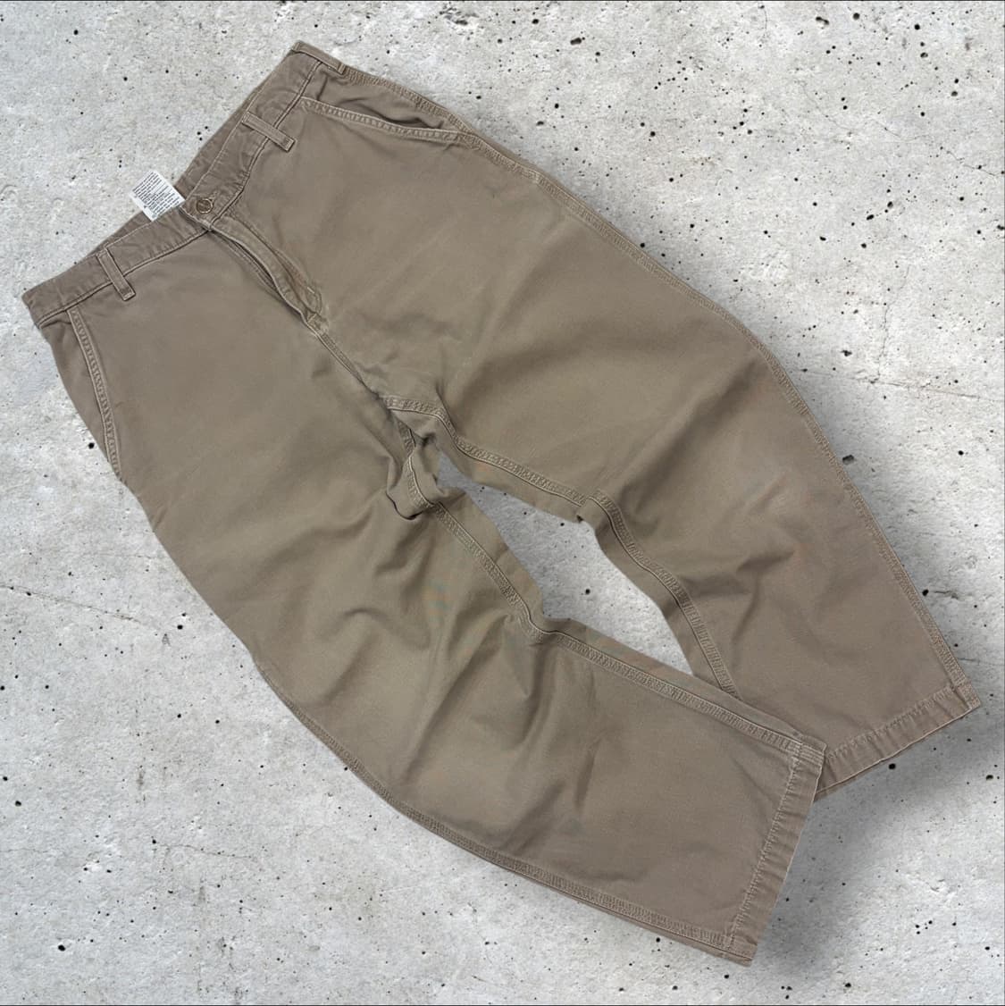 [33x30] 칼하트 B175 MUS 카펜더 팬츠 면바지 베이지 B280 상품이미지2