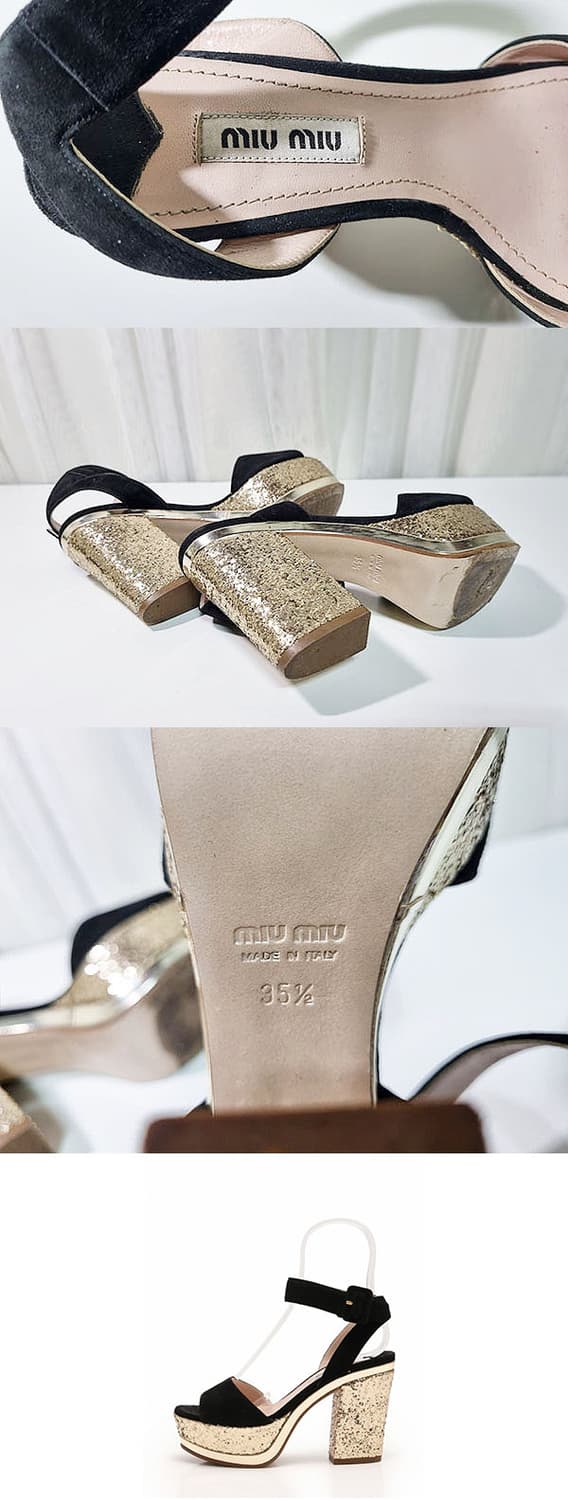 미우미우 스웨이드 샌들 225~230 상품이미지4