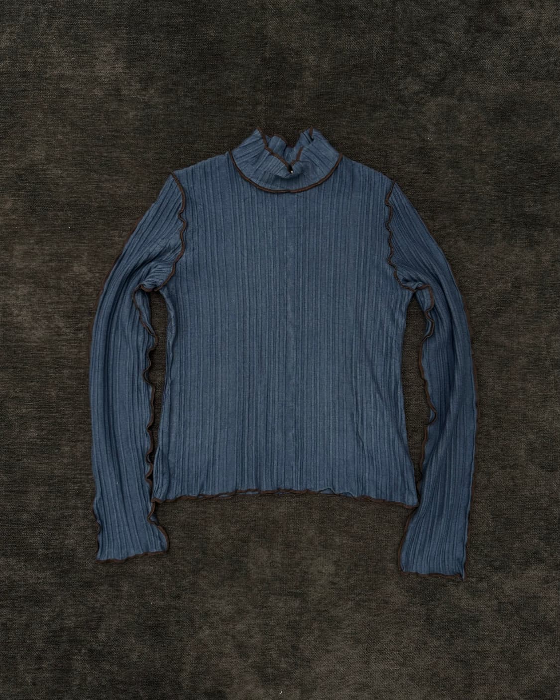 inella 리브 하이넥 니트 상품이미지1