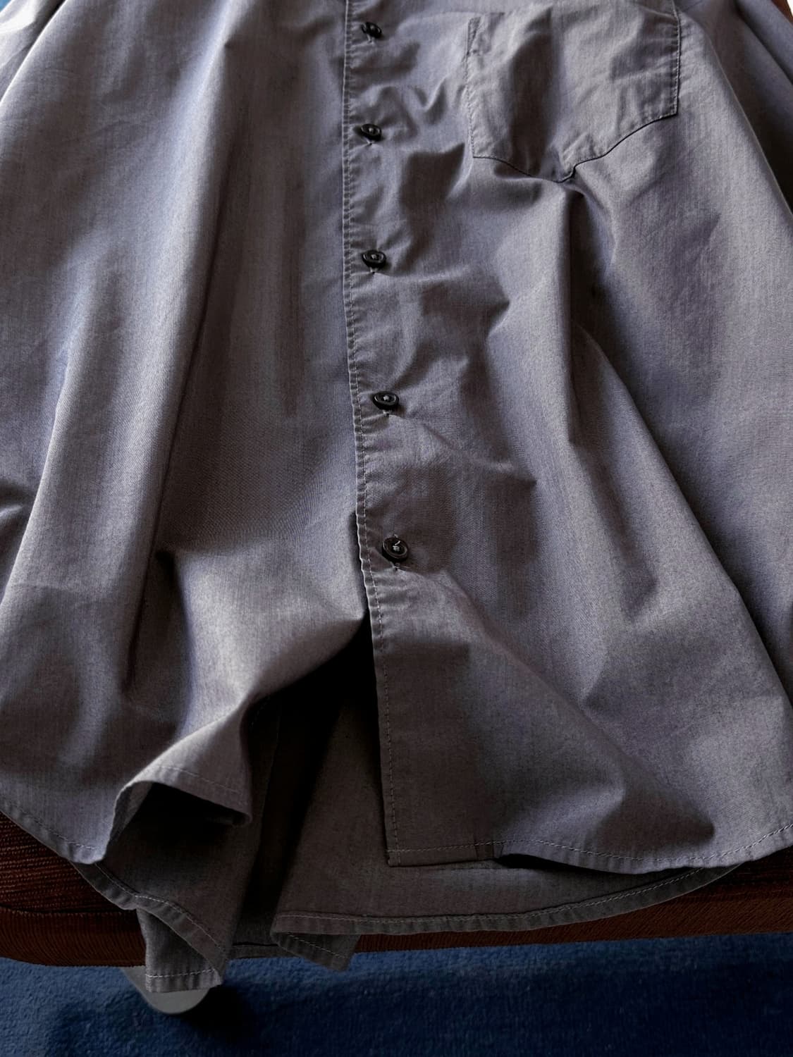 Light cotton poly design shirt 상품이미지4