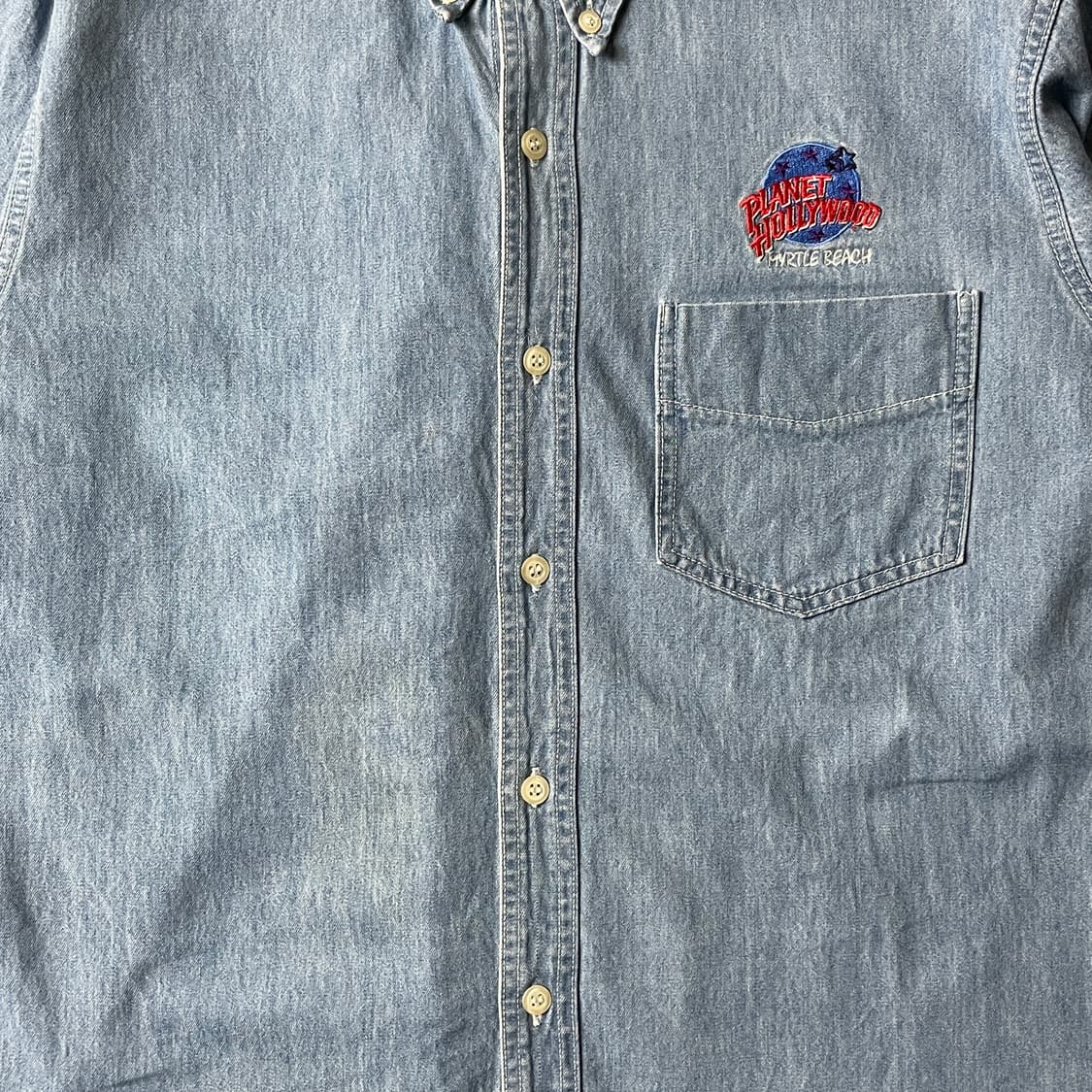 PLANET HOLLYWOOD 90s 플래닛할리우드 데님셔츠 A00689 상품이미지3