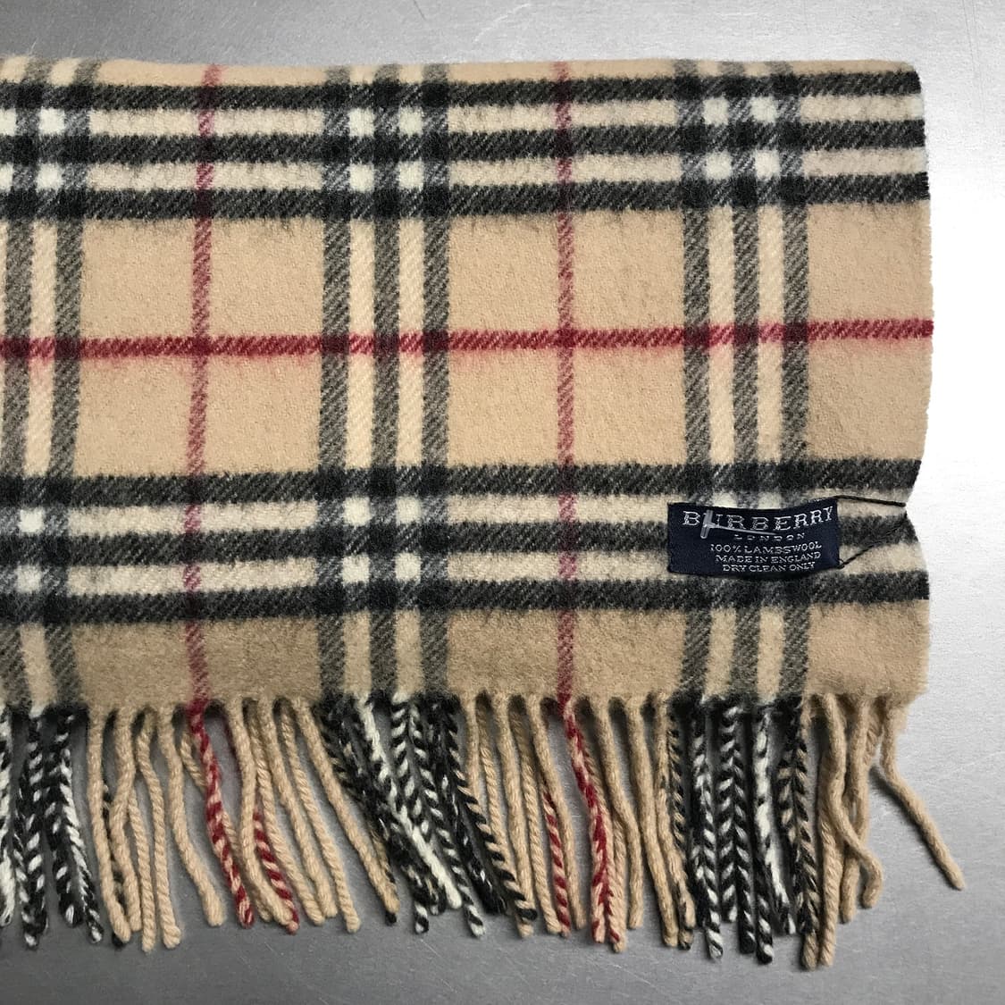버버리 정품 램스울 머플러 베이지 상품이미지3