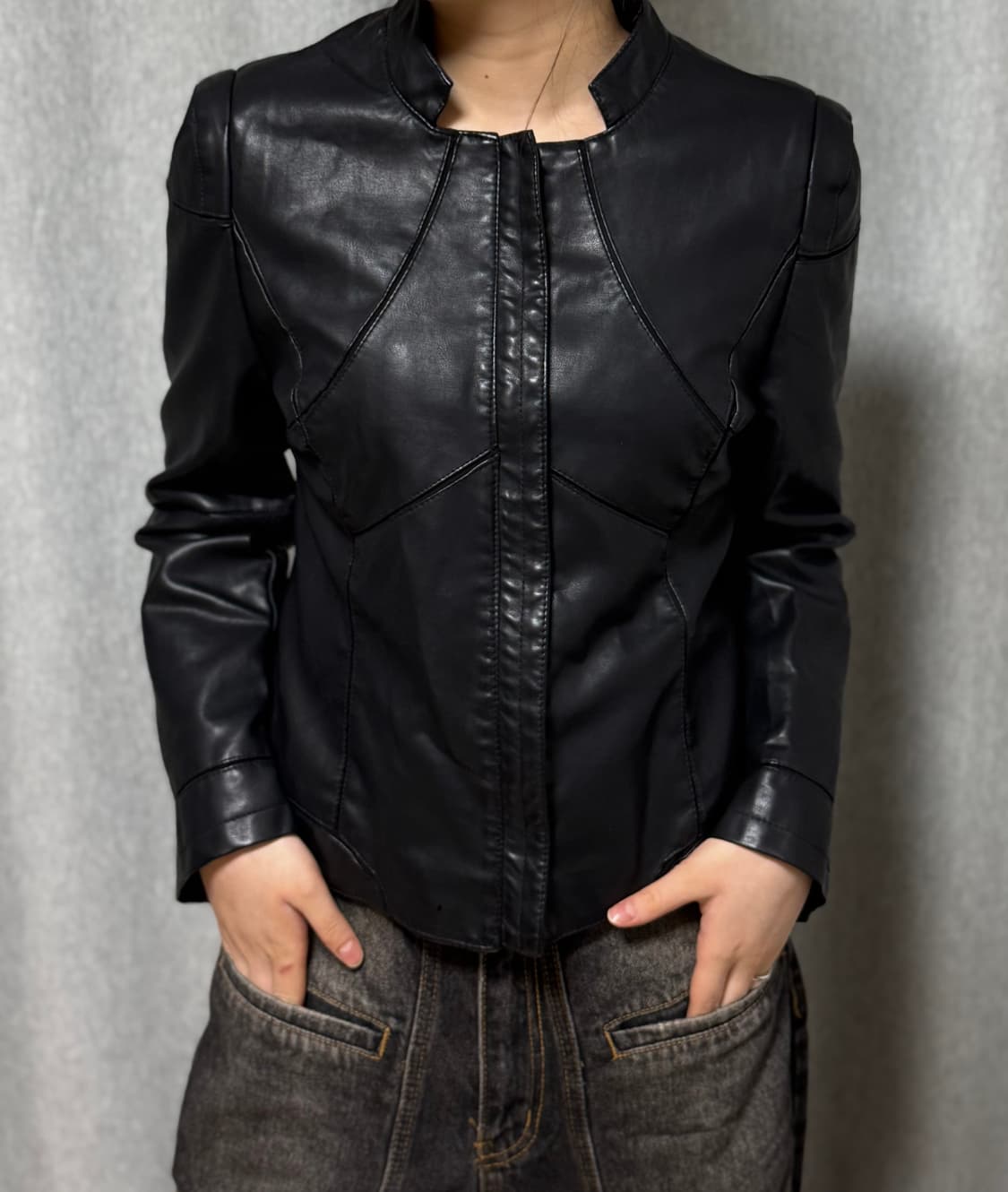 레더 자켓 상품이미지1