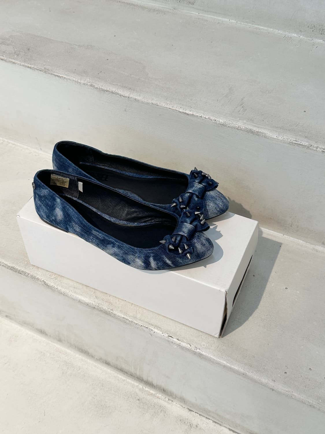 Diesel denim ribbon flats 상품이미지1