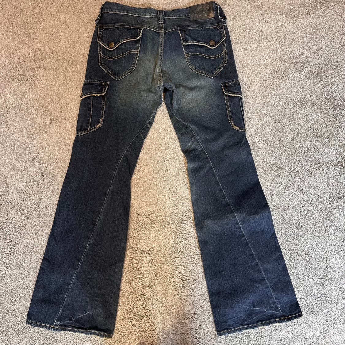리 Vtg 카고 플레어 부츠컷 데님 팬츠(L) 상품이미지8