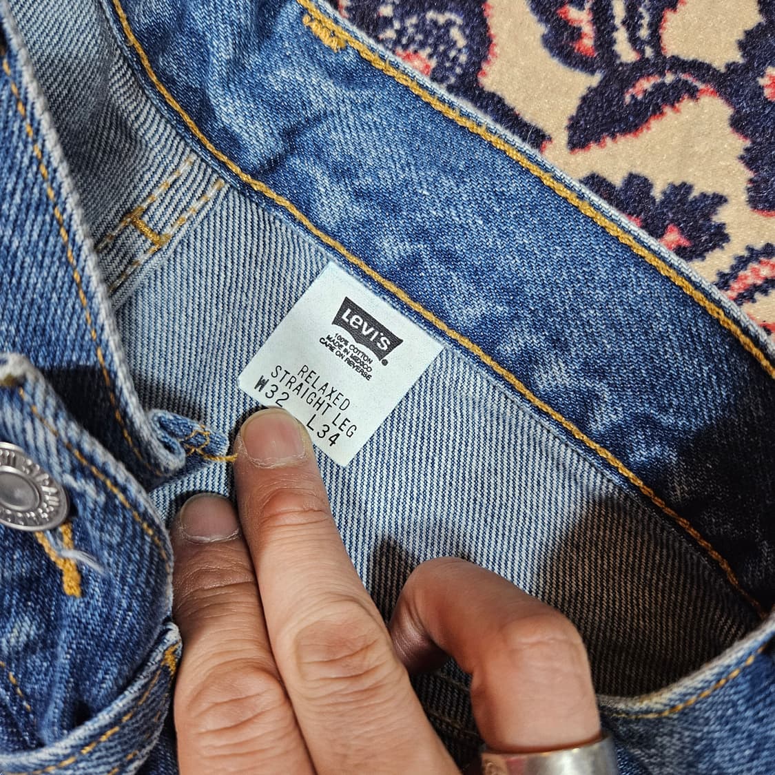 리바이스(Levis) 90's No.43901 릴렉시드핏 데님 팬츠 32 상품이미지6