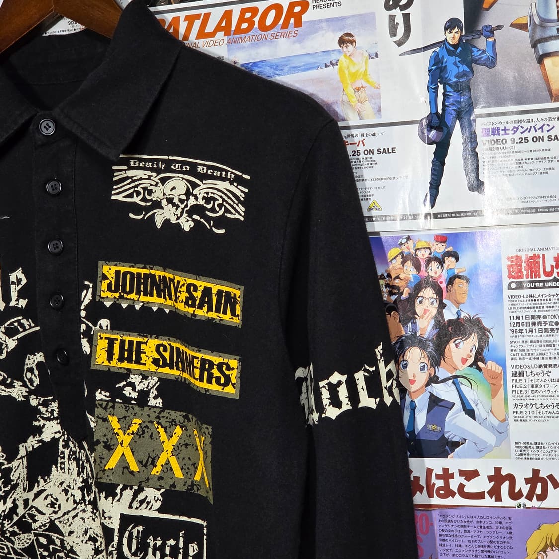 빈티지 펑크 프린팅 PK롱슬리브 상품이미지5