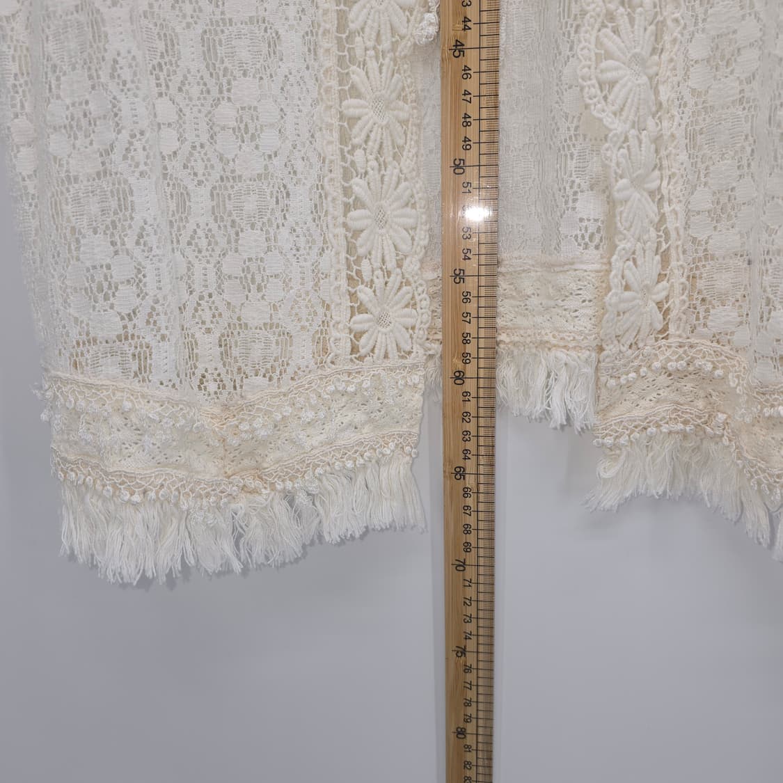 아이보리 레이스 끈 장식 조끼 / 레이스 보헤미안 베스트 상품이미지4