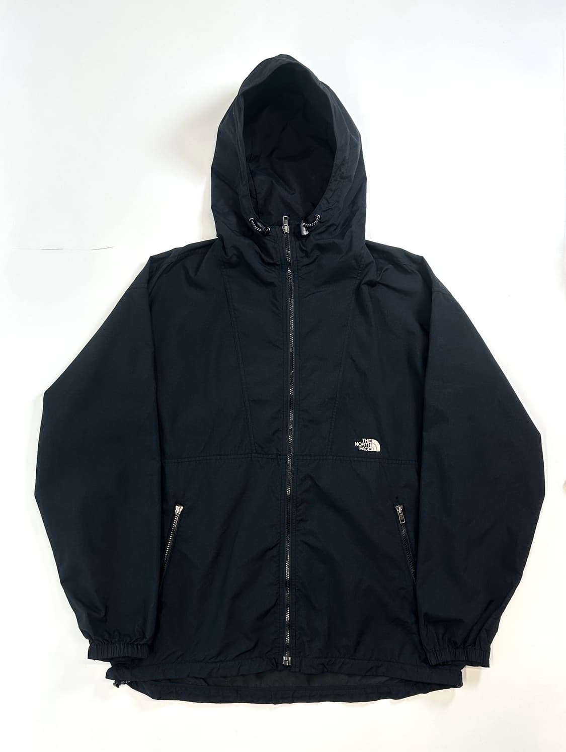 노스페이스 블랙 컴팩트 후드 써플렉스 경량 바람막이 (105) 상품이미지1