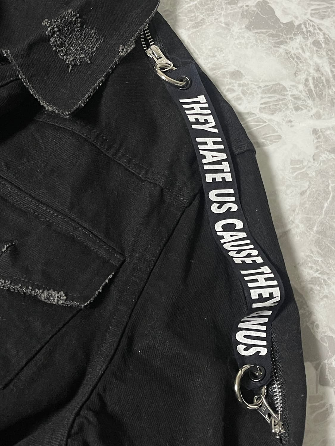 (sss)denim zipper long jacket 상품이미지4