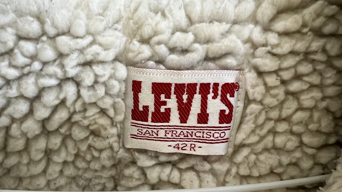 빈티지 리바이스(Levi's) 쉐르파 데님 트러커 재킷 상품이미지3