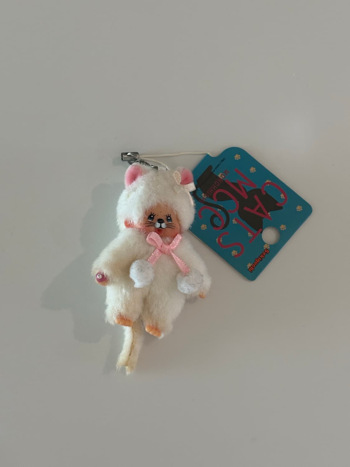 레어 몬치치 흰고양이 미니키링 택ㅇ 상품이미지1