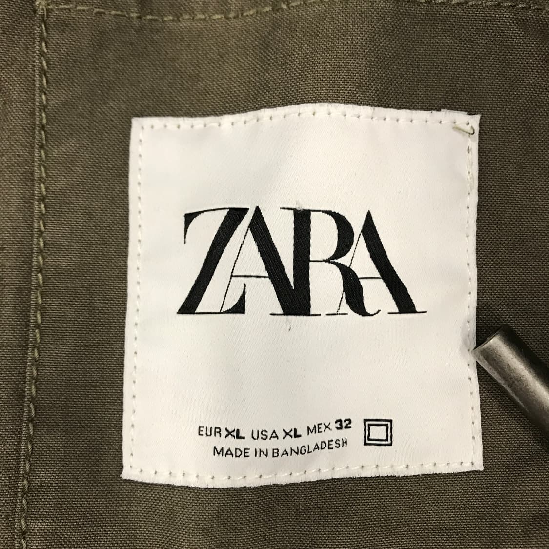 자라 밀리터리 후드야상자켓 [XL] 상품이미지4