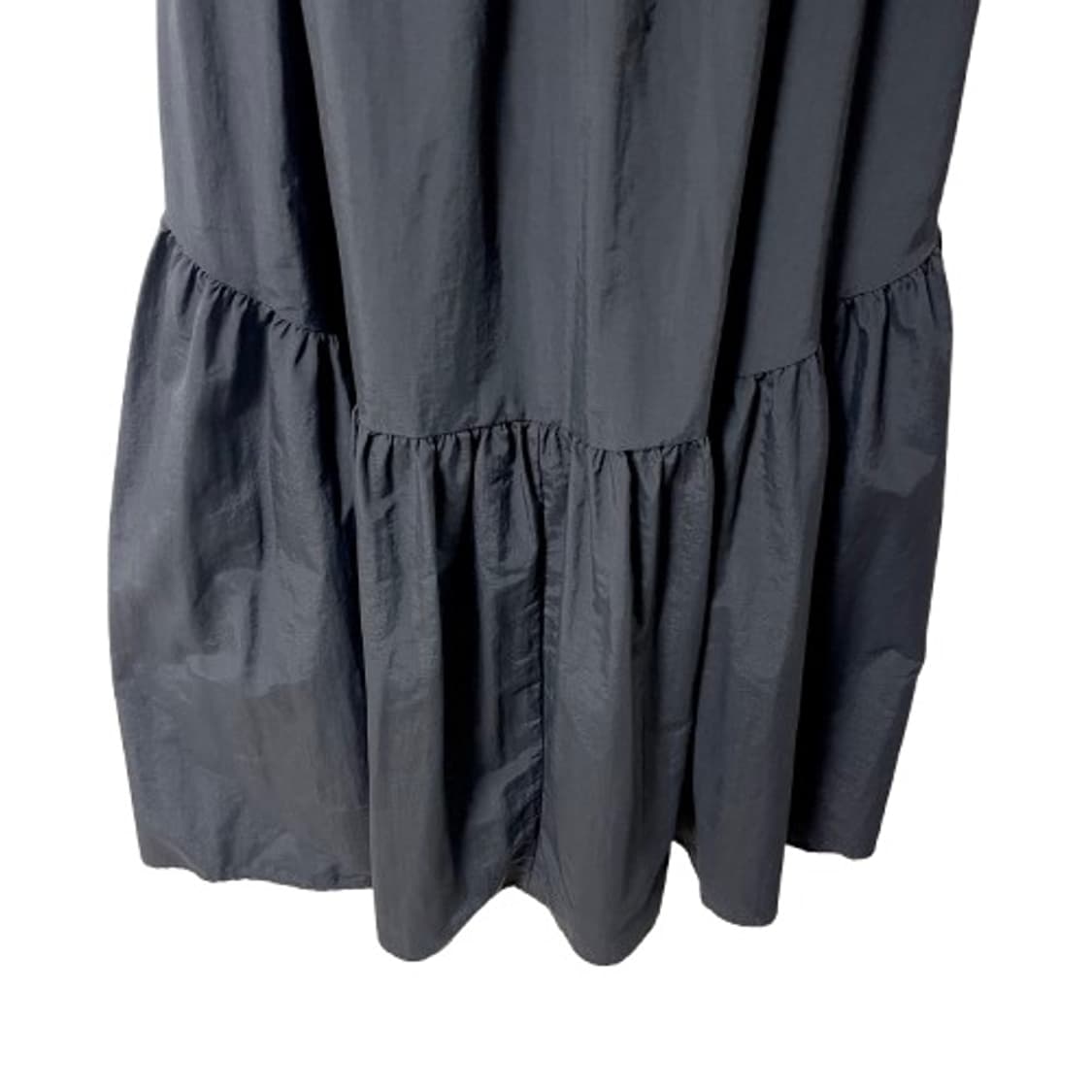 GRL Nylon Gathered Long Flare Skirt 상품이미지5
