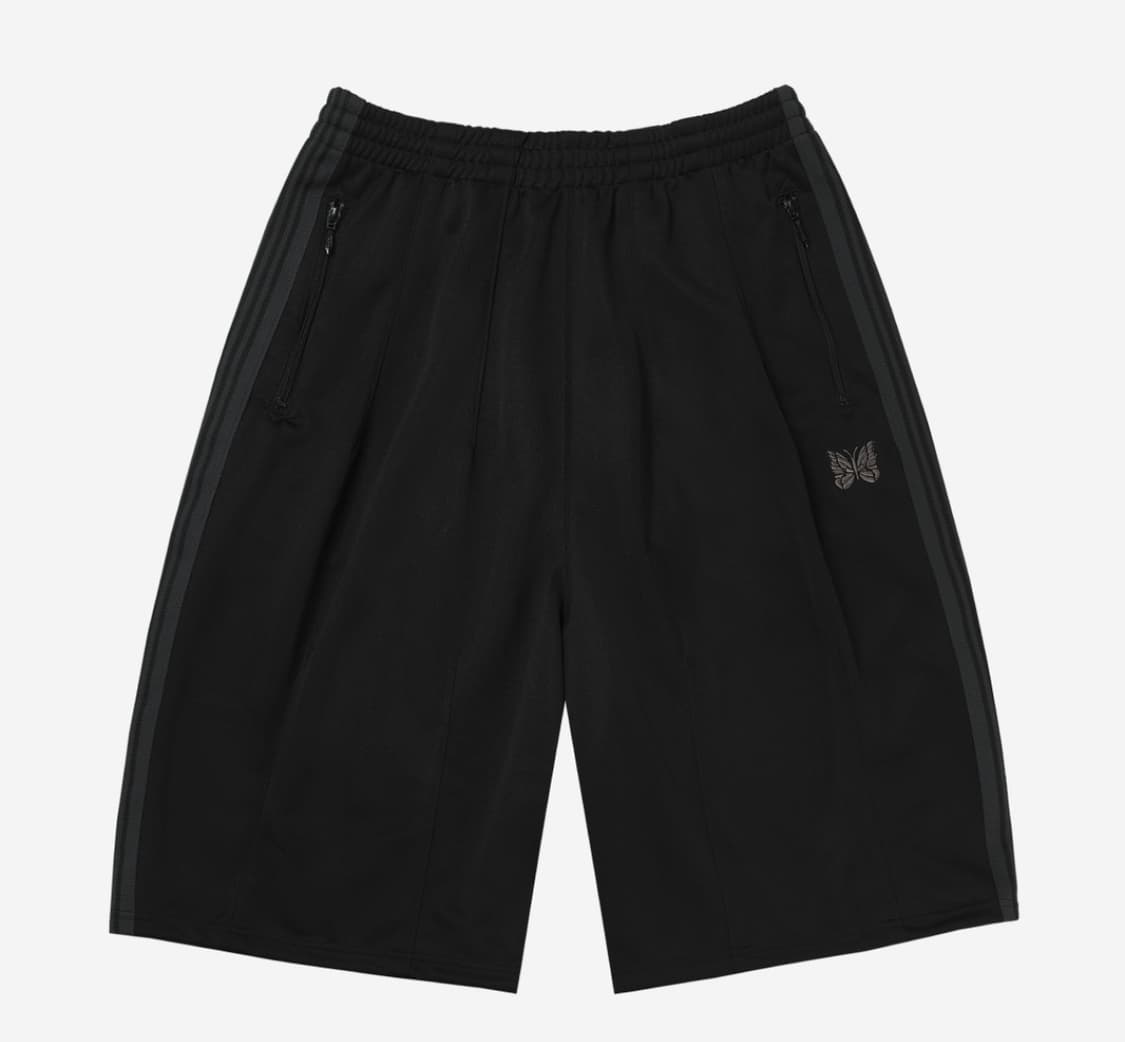(새제품) 니들스 x LHP 트랙 쇼츠 폴리 스무스 블랙 S 상품이미지1