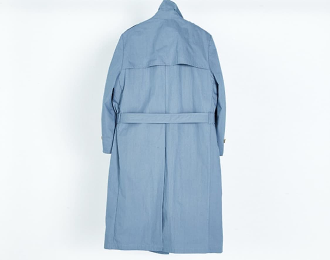 인스턴트펑크 스카이 블루 트렌치 코트 상품이미지2