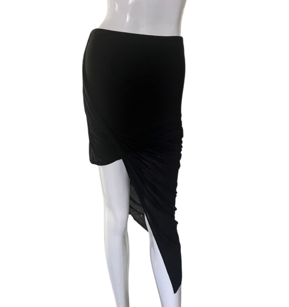 헬무트랭 kinetic jersy asymmetrical skirt 상품이미지1