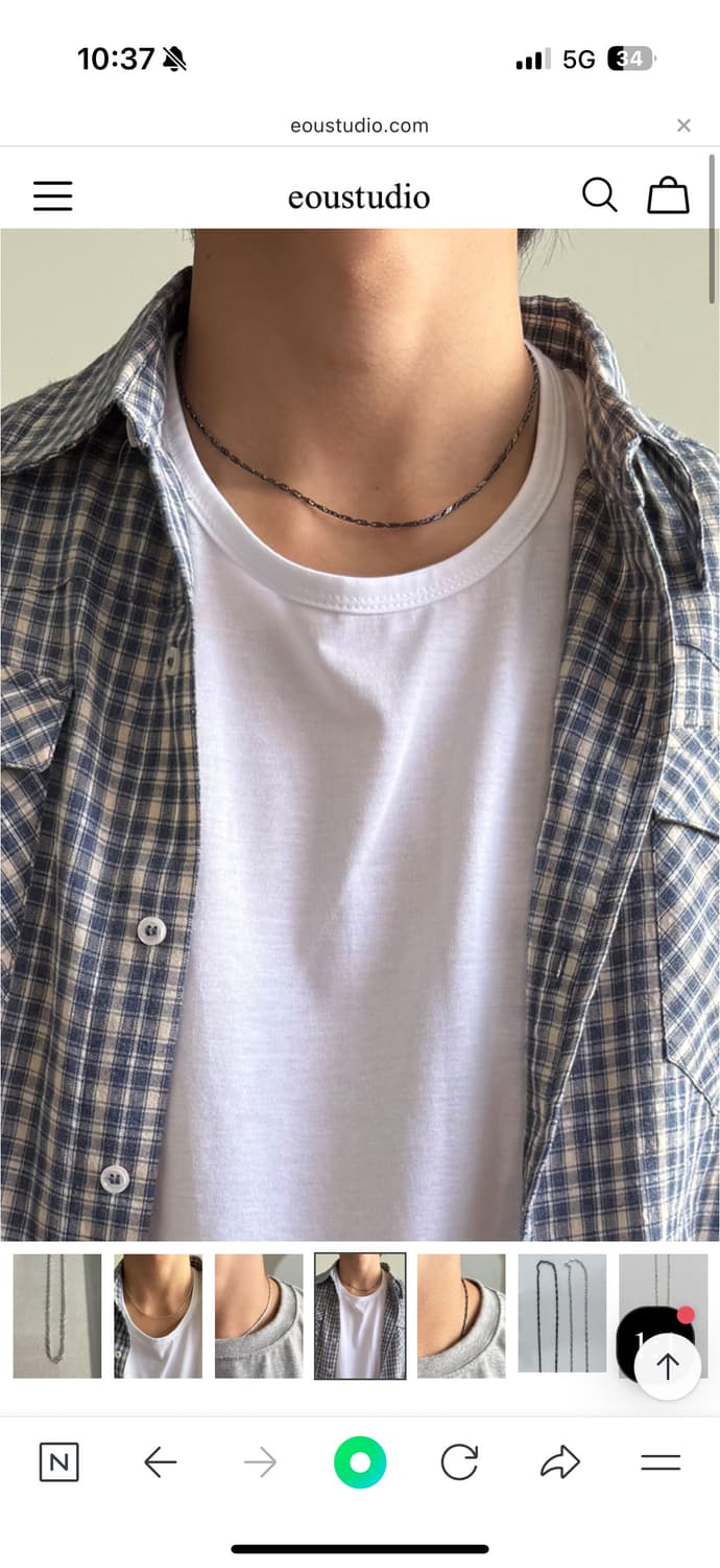 이오유스튜디오X우연 목걸이 상품이미지3