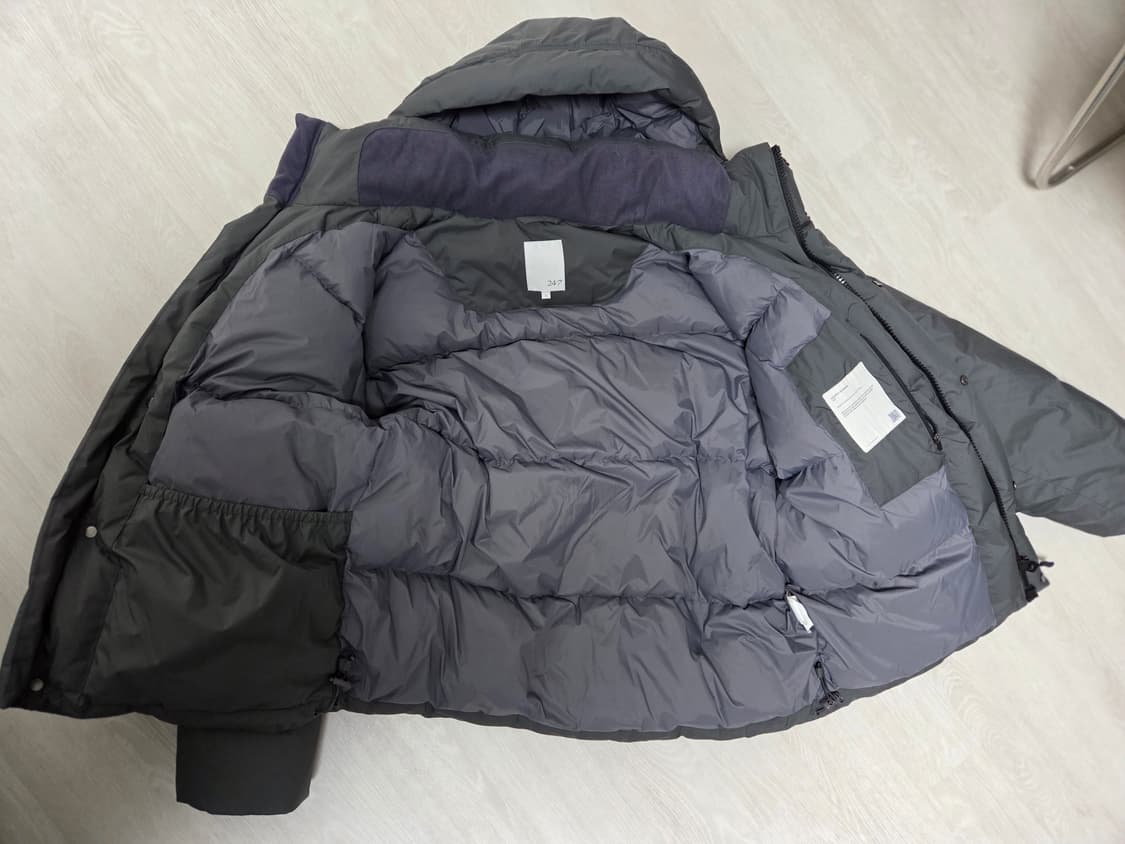 247 TORAY DELFY 구스 다운 파카 그레이 상품이미지3