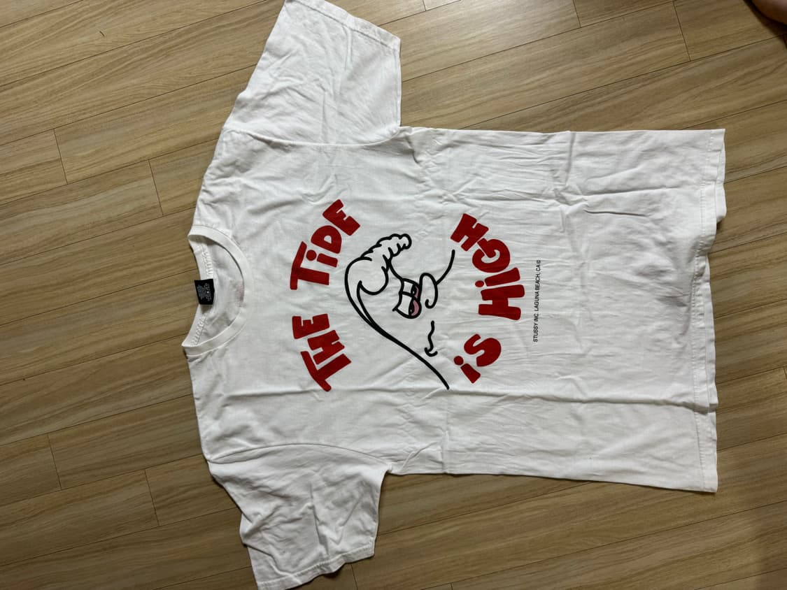 Stussy Tide is High 화이트 티셔츠 L 상품이미지4