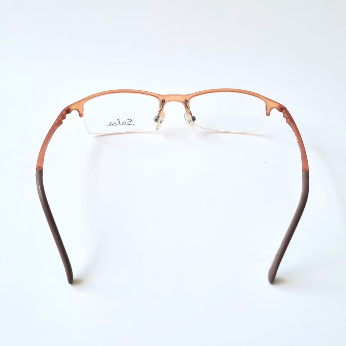데드스탁 매트 브라운 반무테 안경테 477 상품이미지6