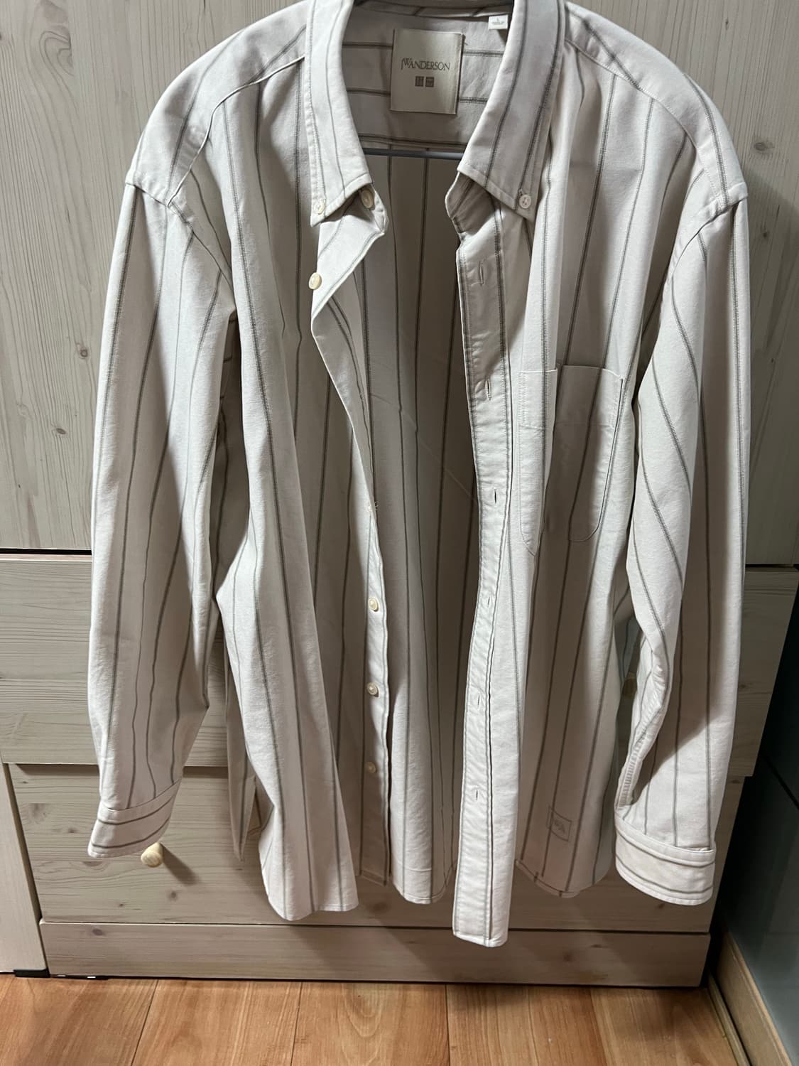 유니클로 jwa 옥스포드 오버사이즈 셔츠 L 상품이미지1