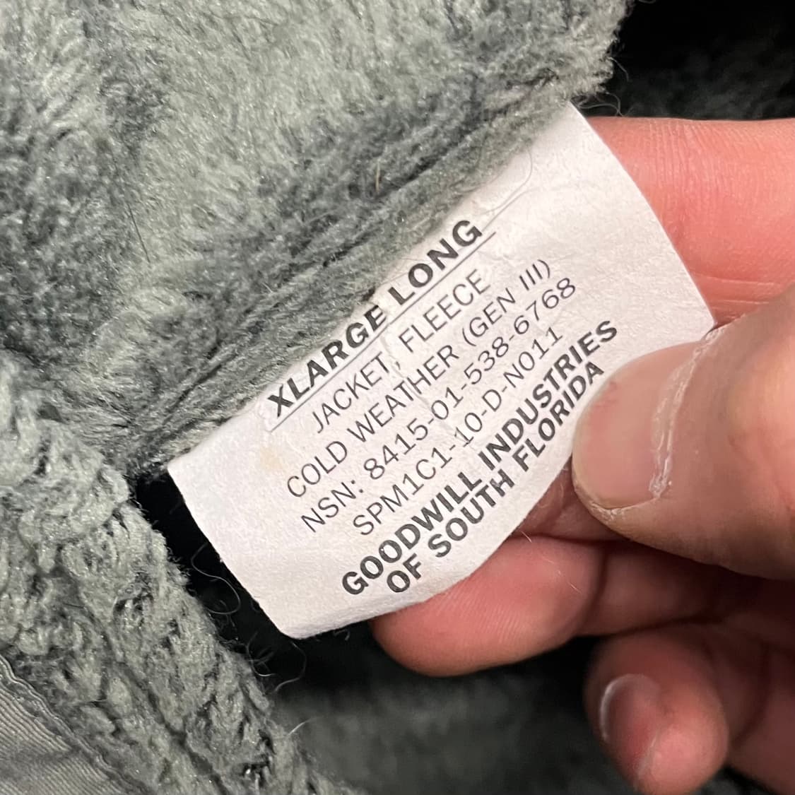 미군 젠3 폴라텍 후리스 자켓 (XL/L) 상품이미지6