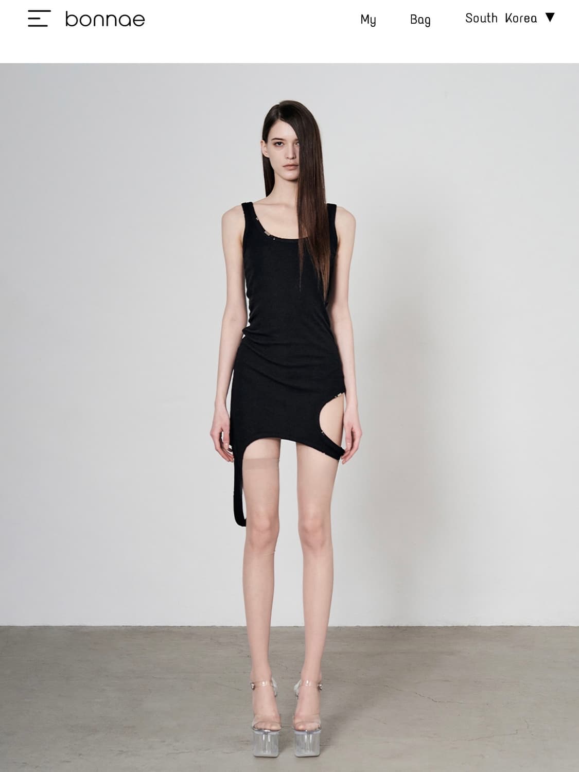 Bonnae 본내 asymmetric dress 원피스 상품이미지1