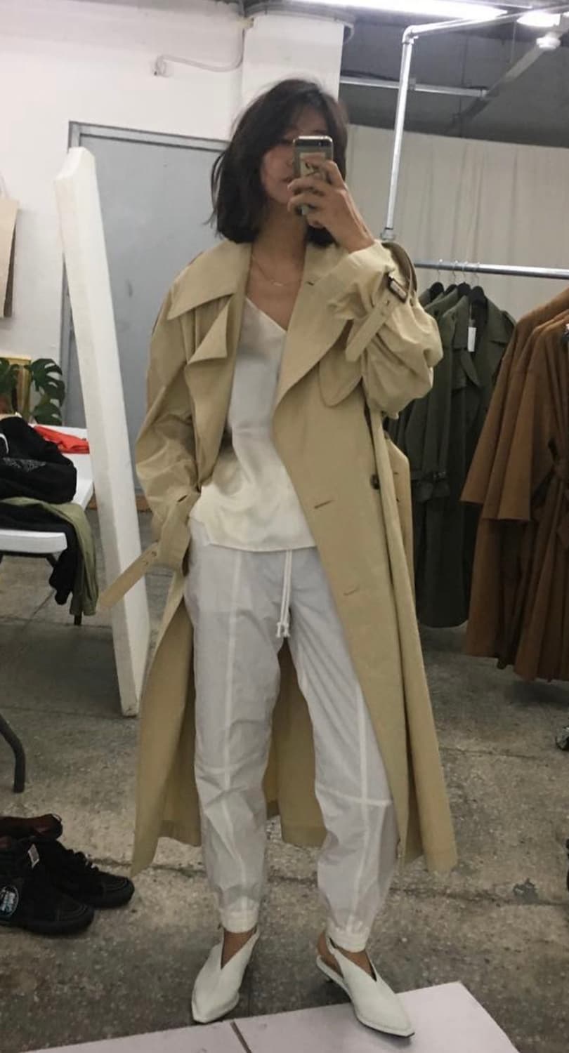Nylon Jogger Pants (White) 상품이미지2