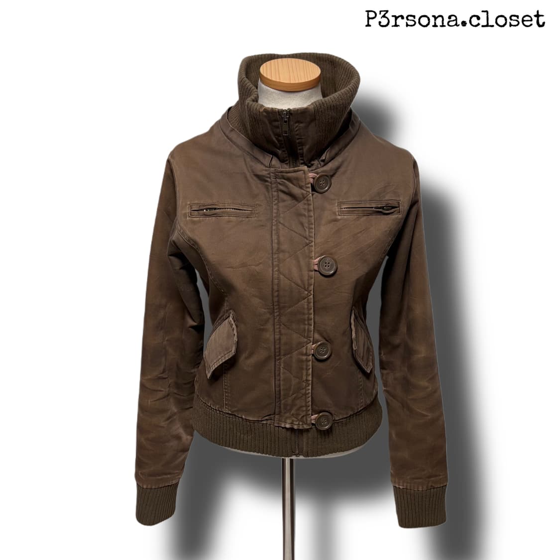 Lipstar crop high neck jacket 상품이미지7