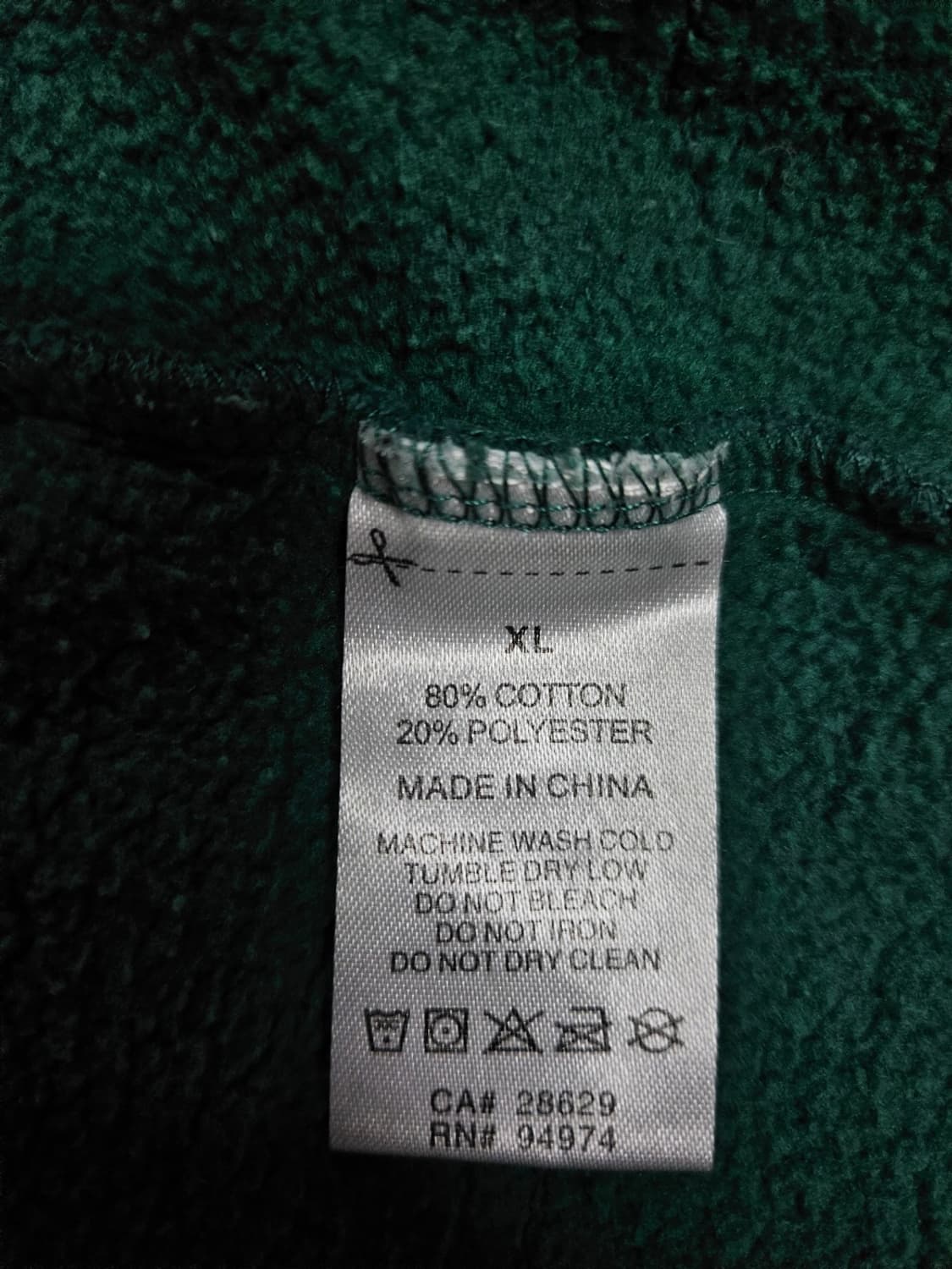 정품 스투시 베이직 로고 맨투맨 그린 XL 상품이미지7