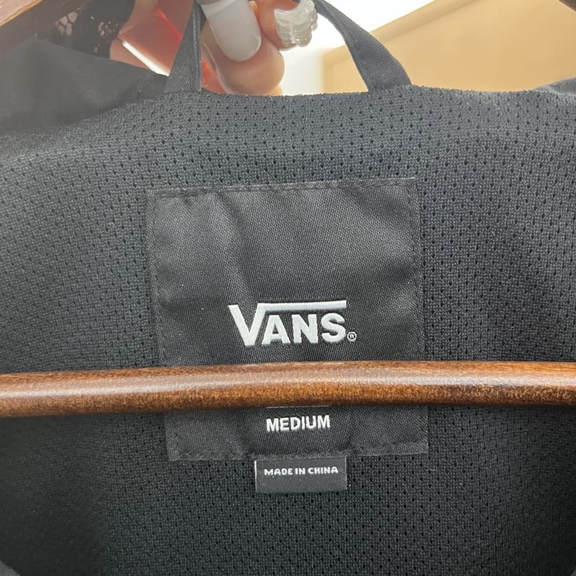 반스 올드스쿨 레트로 배색 반집업 바람막이 아노락 M C10947 상품이미지5