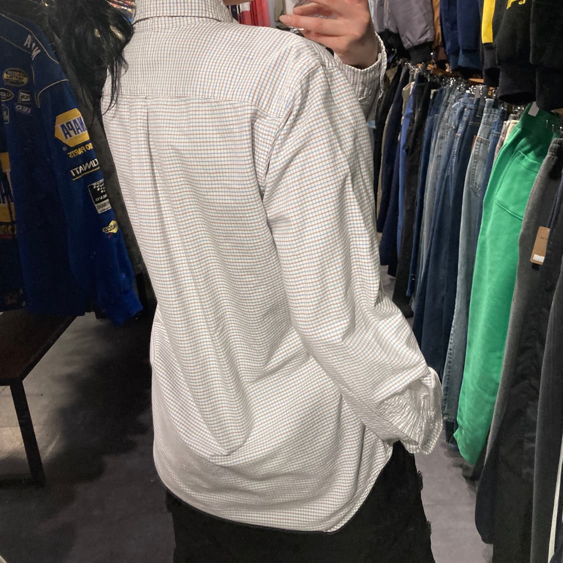 [IM] 폴로 랄프로렌 체크 셔츠 소라/브라운 상품이미지6