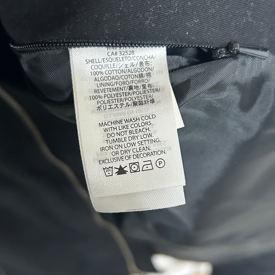 아르마니 익스체인지 코튼 싱글 라이더 자켓 블랙 상품이미지8