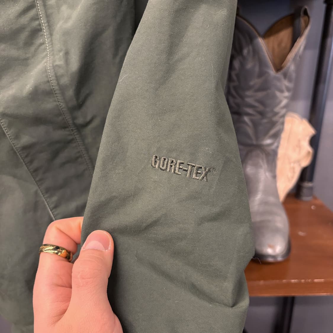 00s 파카고니아 고어텍스 쉘 스톰자켓 윈드파카 후드내장 N592 상품이미지5