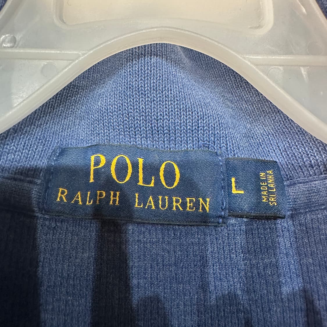 폴로랄프로렌 반집업 코튼니트 L 상품이미지3