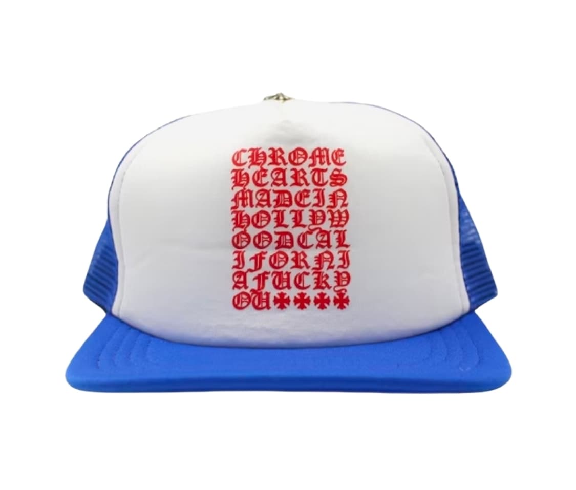 크롬하츠 아이차트 트러커햇 블루 화이트 상품이미지1