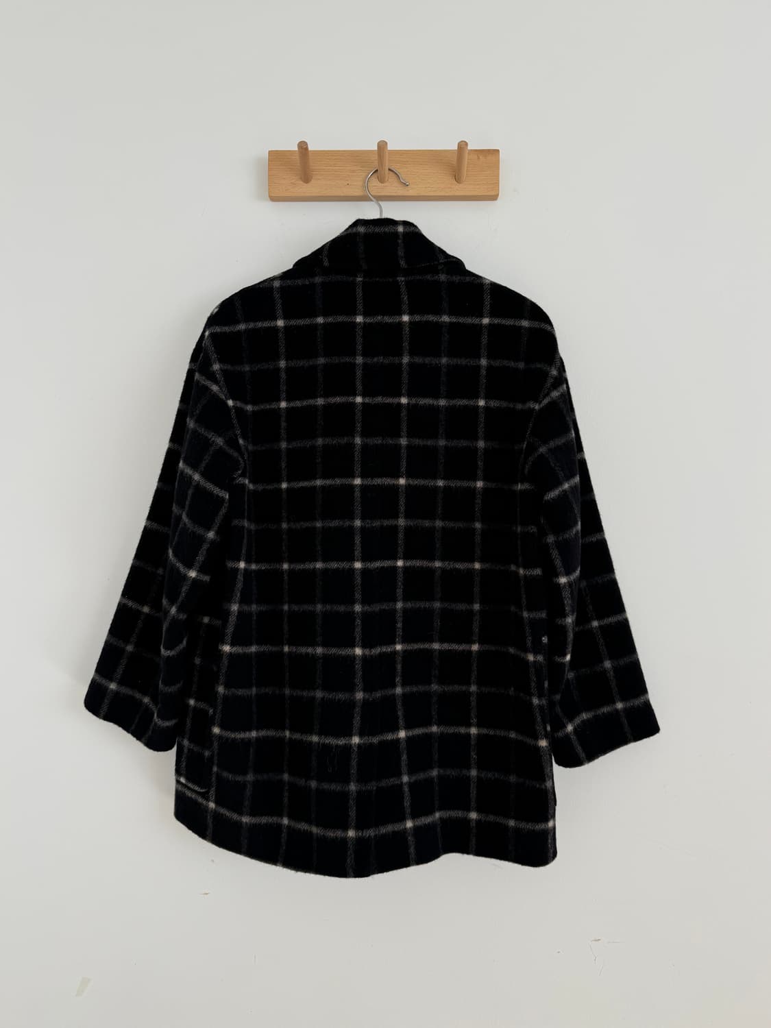 아떼 바네사 브루노 체크 더블코트 상품이미지3