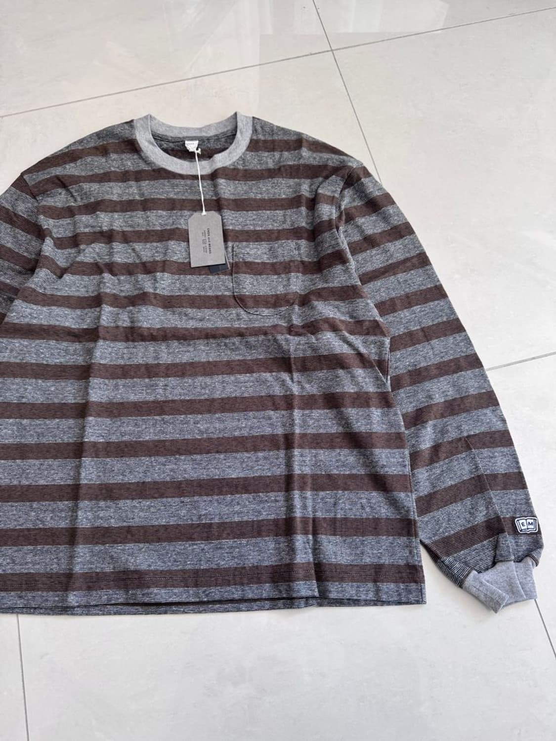 LONG SLEEVE TEE 포켓 긴팔 티셔츠 상품이미지1