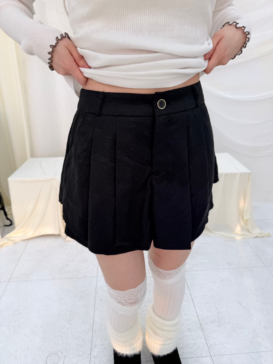 콜자블랙플레어팬츠 상품이미지4