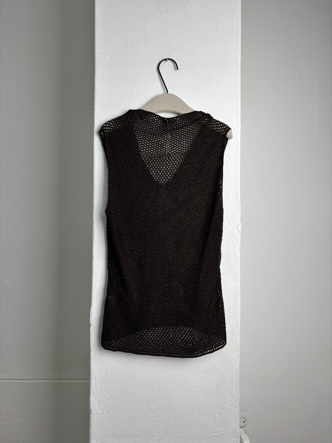 HIROKO BIS Silk 100% Knit Vest 상품이미지5