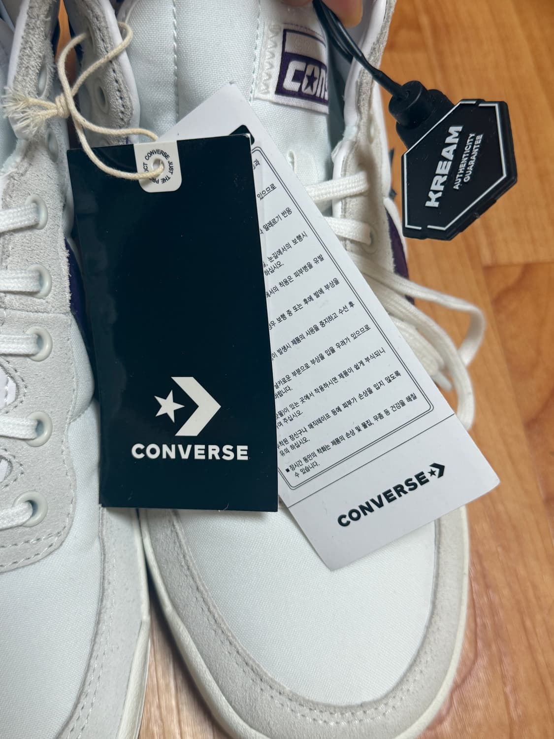 컨버스 패스트브레이크 프로 미드 화이트 베이퍼러스 그레이 265 상품이미지3